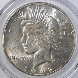 1922-S PEACE DOLLAR PCGS MS-61