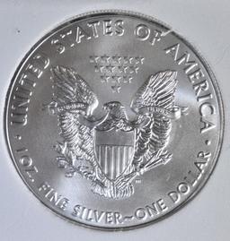 2017 AMERICAN SILVER EAGLE BGC PERFECT GEM BU