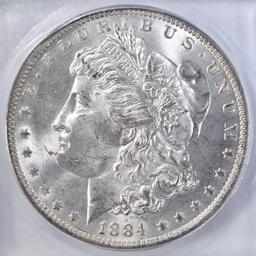 1884-O MORGAN DOLLAR ICG MS-65