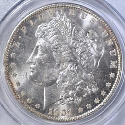 1901-O MORGAN DOLLAR PCGS MS-63