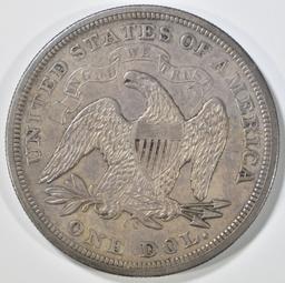 1870-CC SEATED LIBERTY DOLLAR  NICE UNC