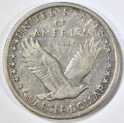 1917 T-1 STANDING LIBERTY QUARTER XF