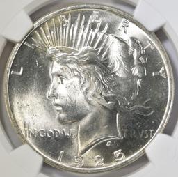 1925 PEACE DOLLAR  NGC MS 63