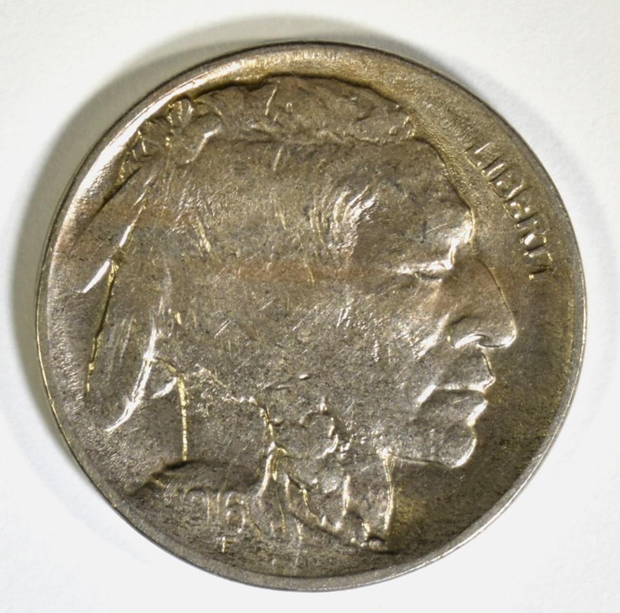 1916-D BUFFALO NICKEL XF