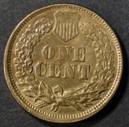 1862 INDIAN HEAD CENT AU/BU