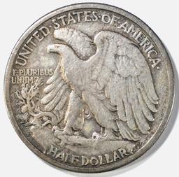 1933-S WALKING LIBERTY HALF DOLLAR XF