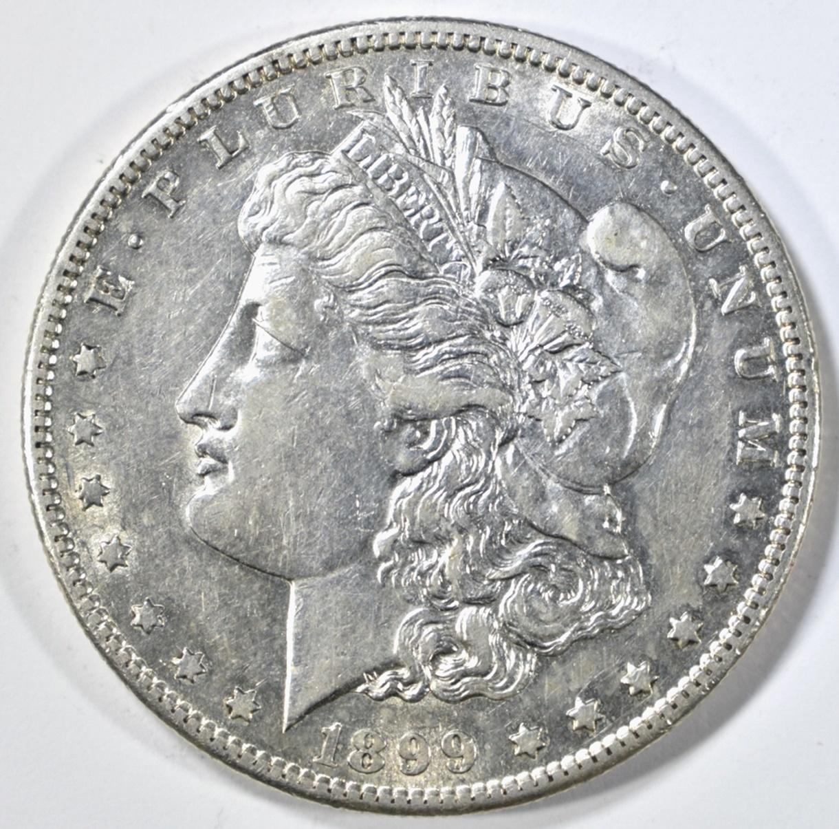 1899-S MORGAN DOLLAR CH AU