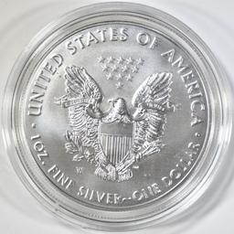 2017-W BURNISHED SILVER EAGLE