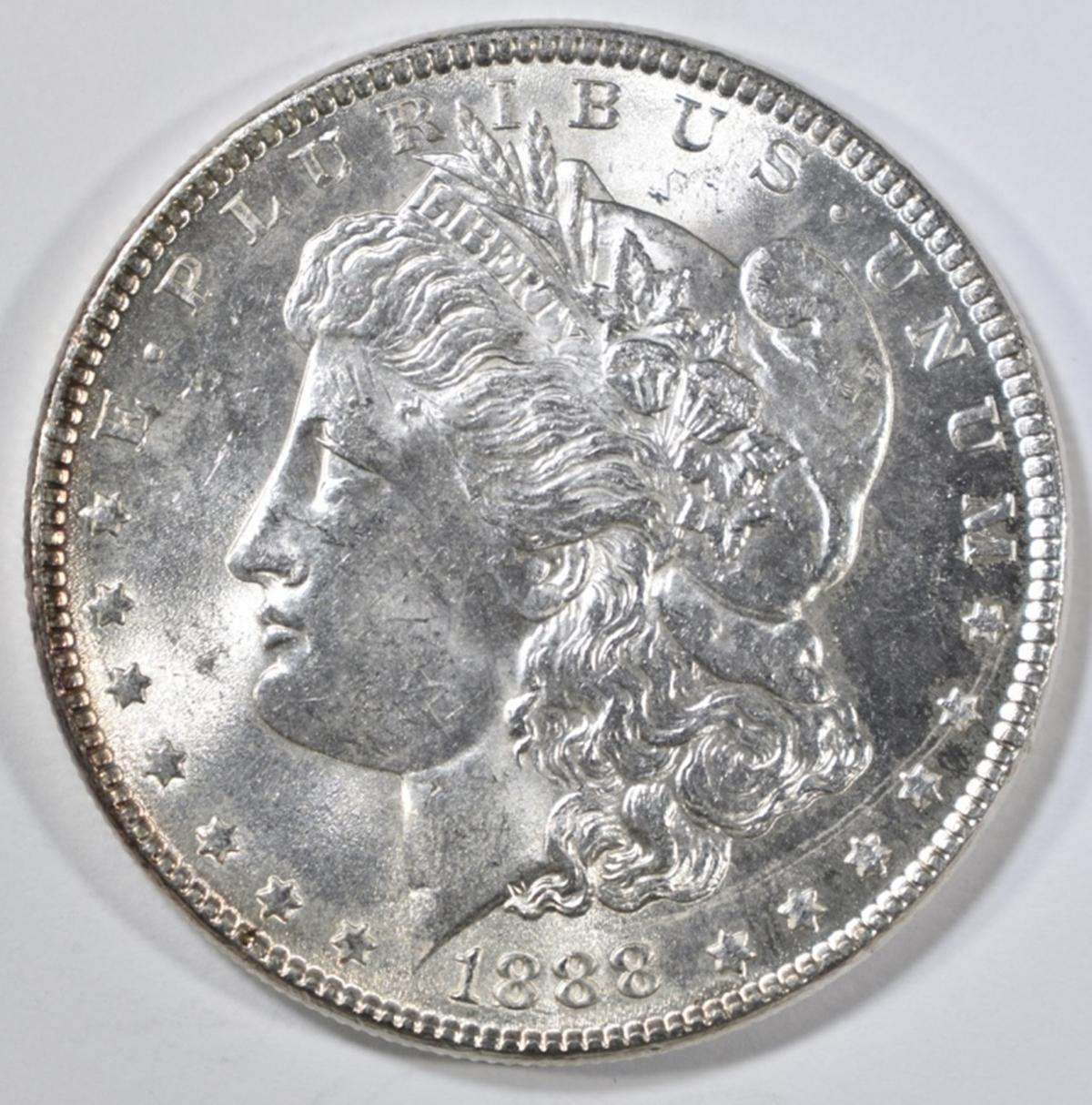 1888 MORGAN DOLLAR CH BU