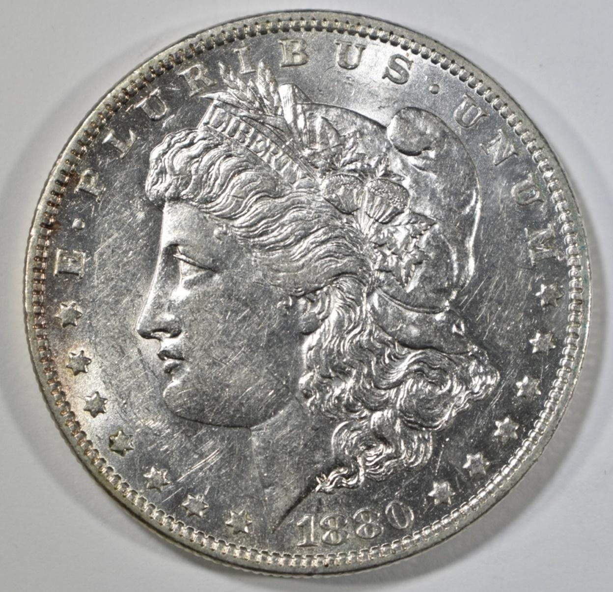 1880-O MORGAN DOLLAR AU/BU