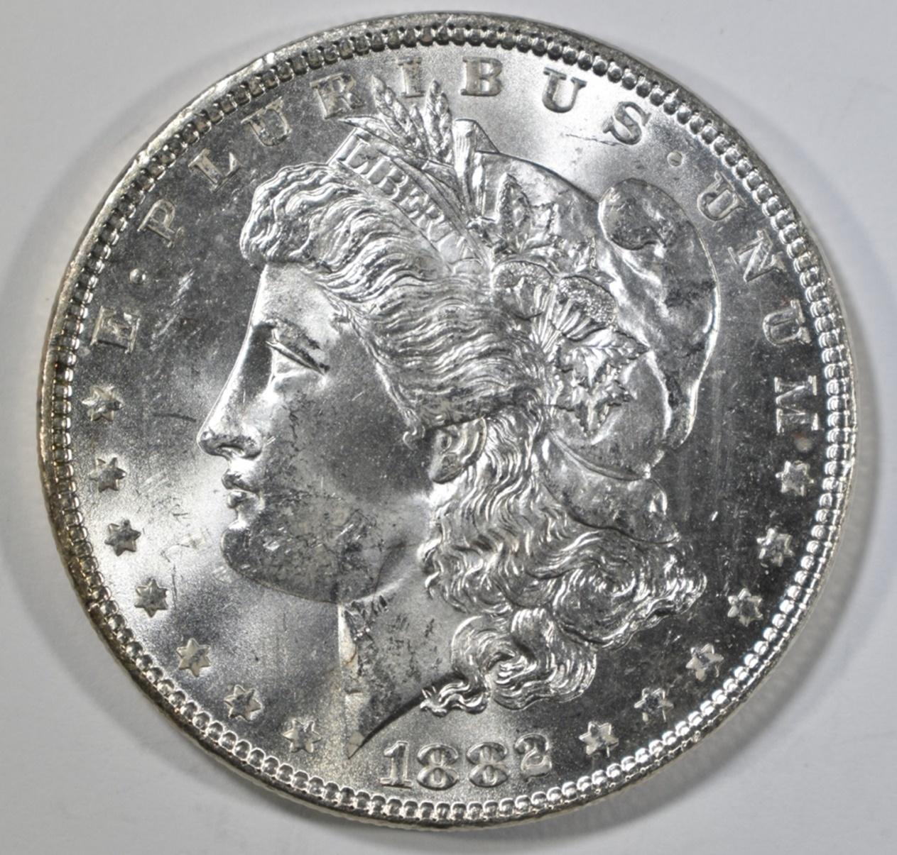 1882 MORGAN DOLLAR CH/GEM BU
