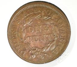 1854 LARGE CENT AU