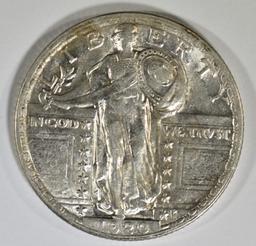 1920 STANDING LIBERTY QUARTER AU/BU