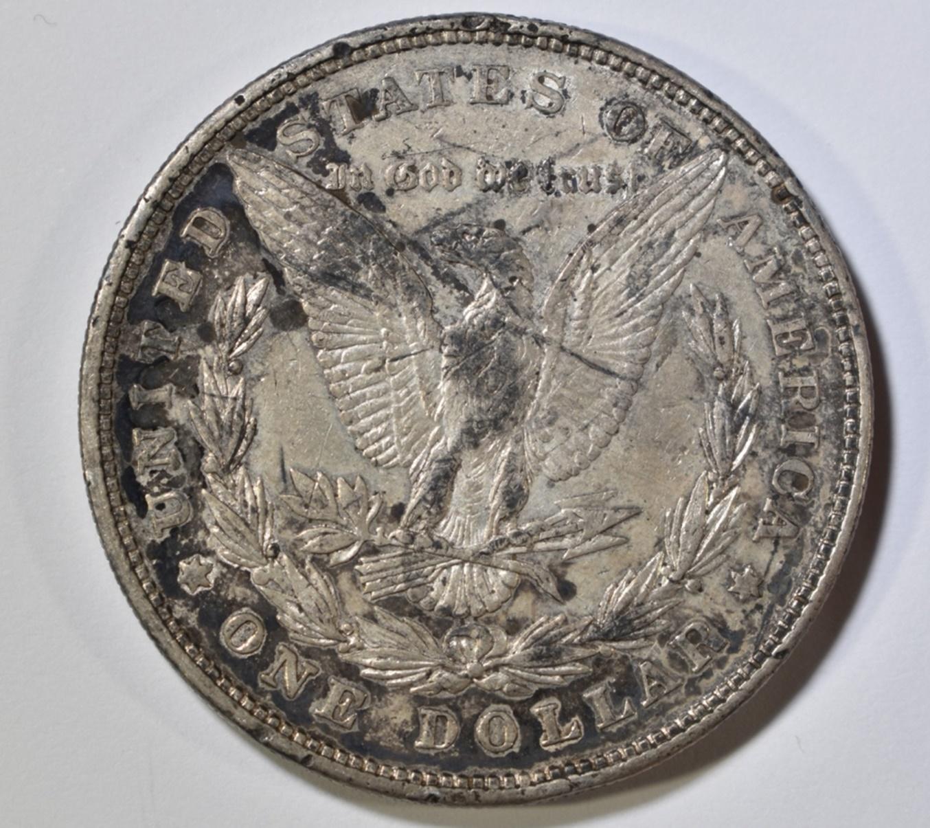 1878 8TF MORGAN DOLLAR AU