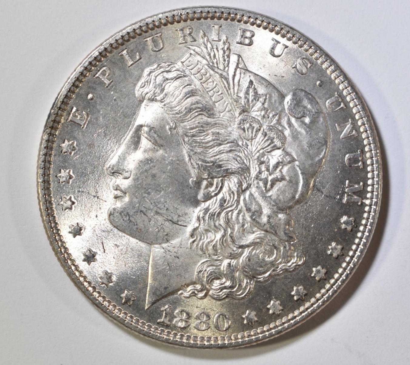 1880 MORGAN DOLLAR CH BU