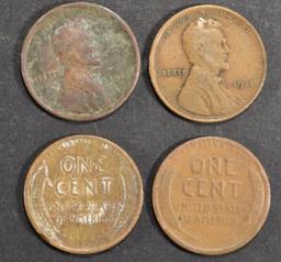 250-MIXED DATE LINCOLN CENTS FROM THE TEENS