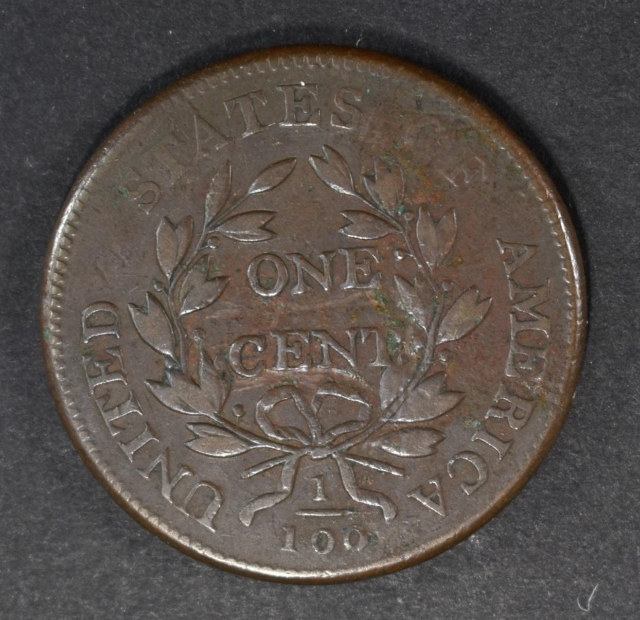 1807 LARGE CENT VF/XF