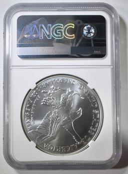 2021 T-2 SILVER EAGLE NGC MS-70 FIRST DAY ISSUE