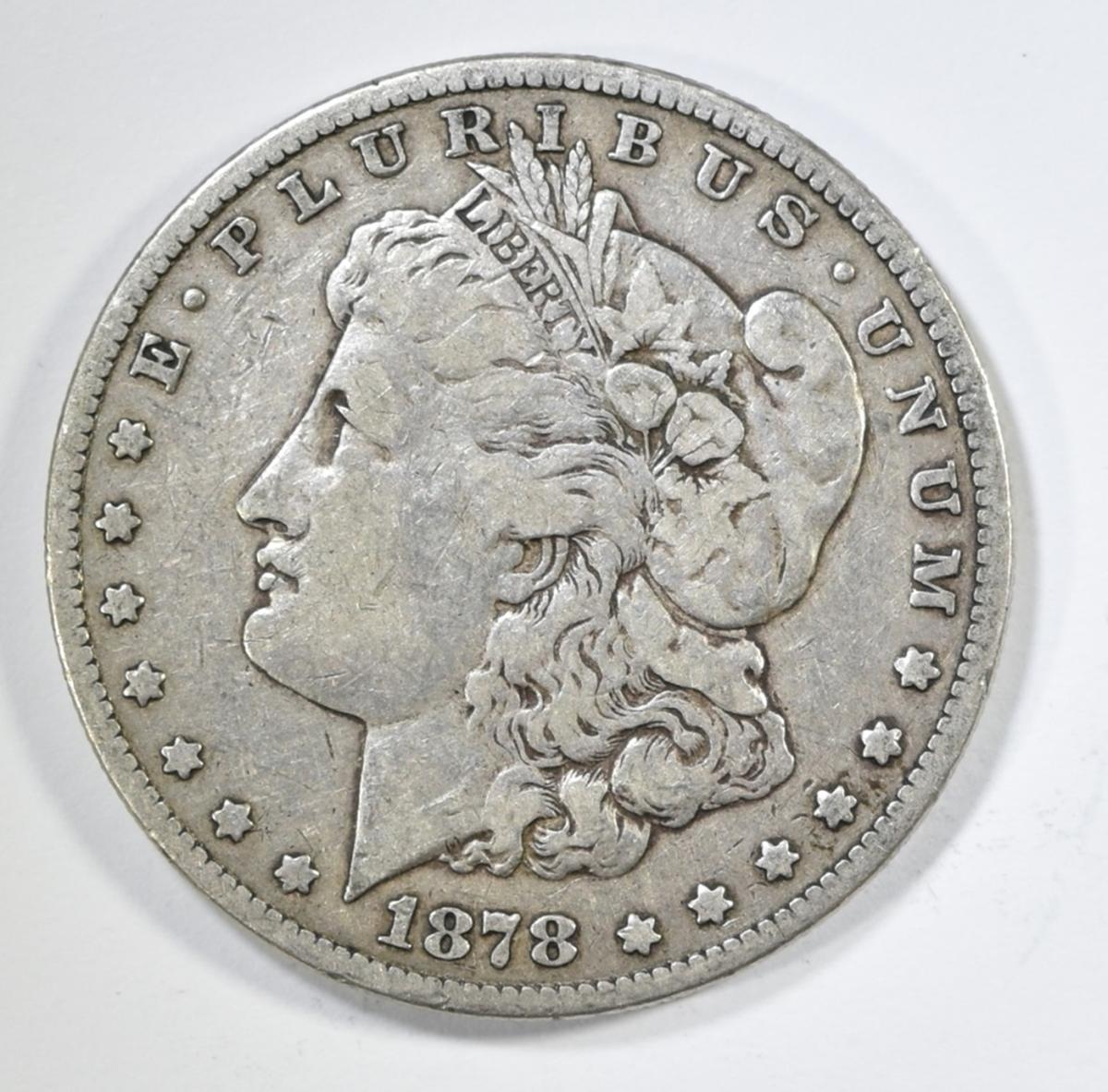 1878 7/8 TF MORGAN DOLLAR VF