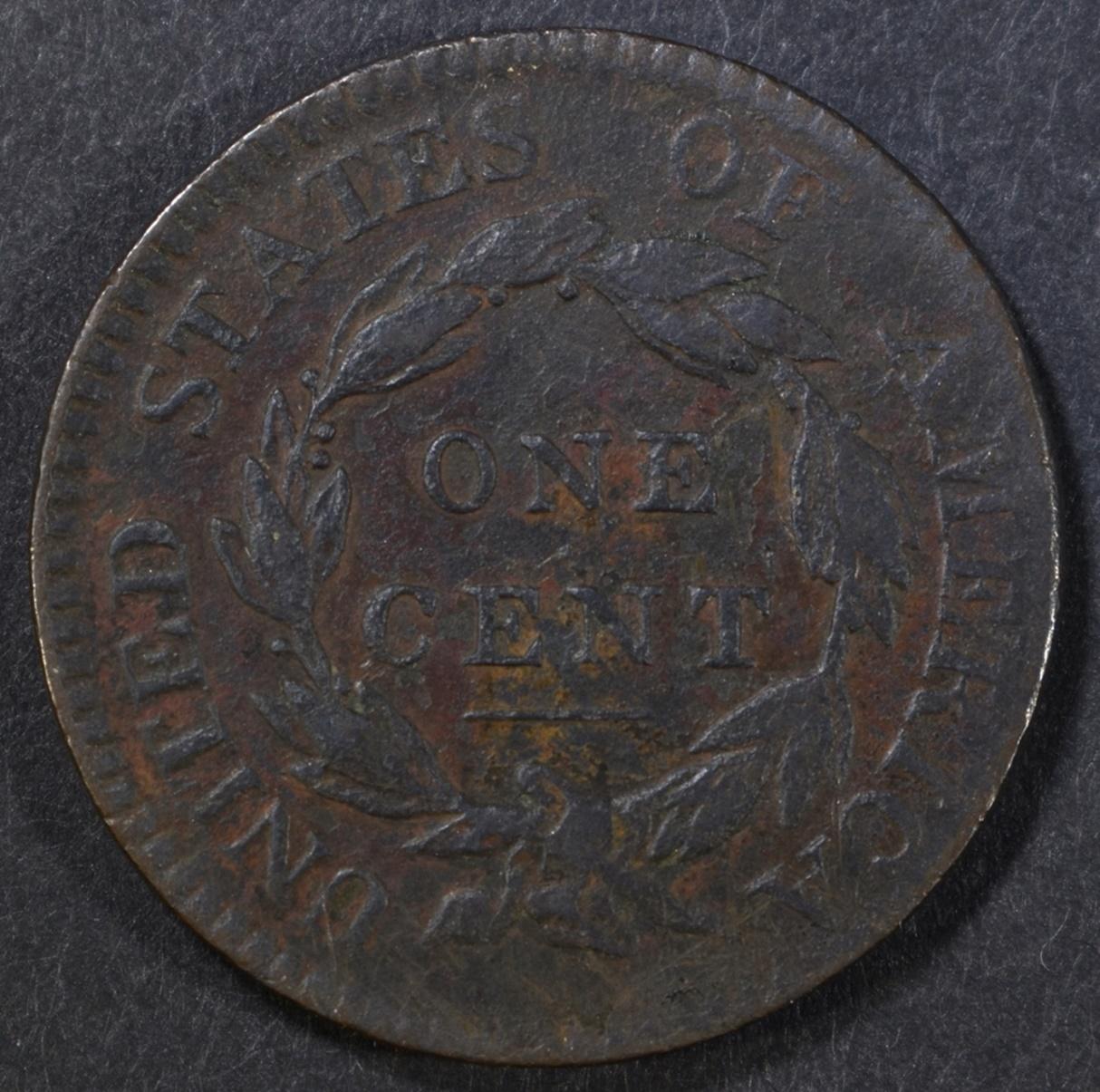 1817 LARGE CENT F/VF