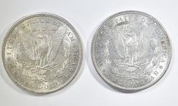 1879 & 1900-O MORGAN DOLLARS AU/BU