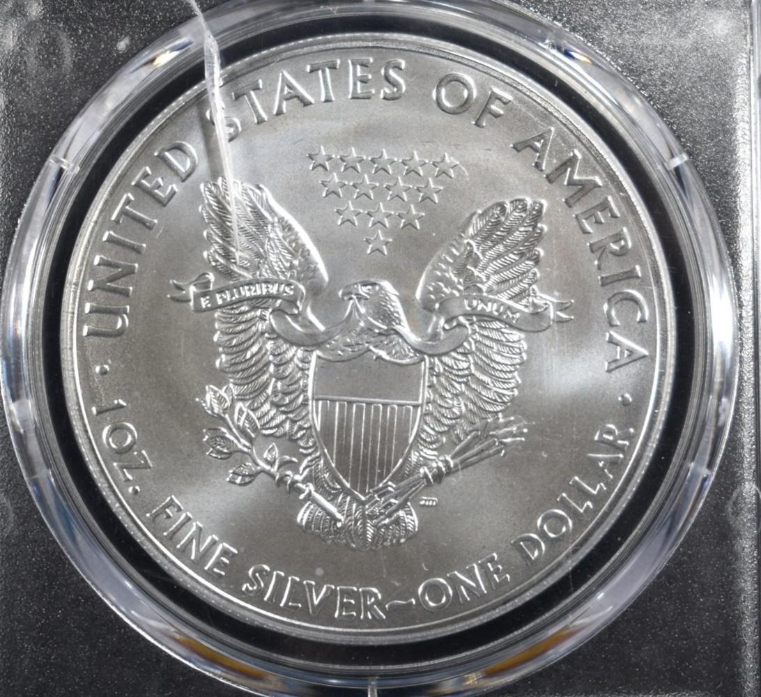 2014 AMERICAN SILVER EAGLE PCGS MS 70