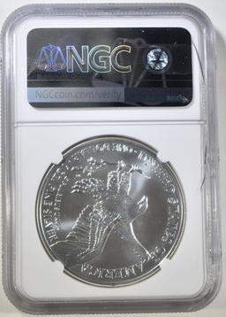 2021 T2 SILVER EAGLE NGC MS 70 ER