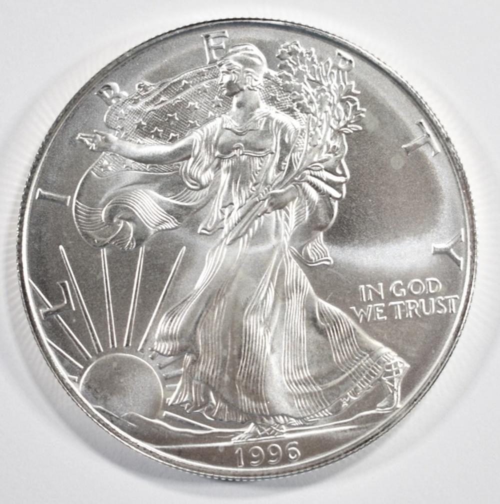 1996 AMERICAN SILVER EAGLE BU