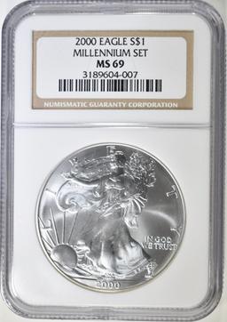 2000 ASE, MILLENIUM EDITION NGC MS-69