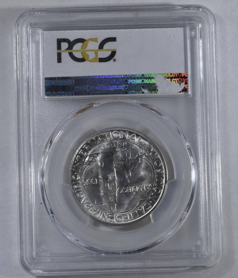 1936-D SAN DIEGO COMMEM HALF DOLLAR PCGS MS 66