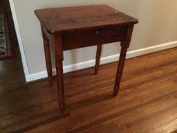 Pine Table with Drawer