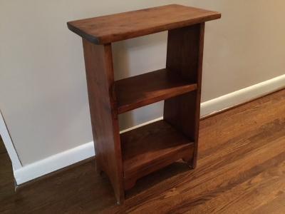 Small pine shelf