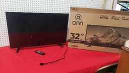 Onn 32" TV with remote