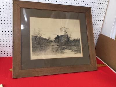 Artist Signed Etching