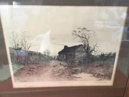 Artist Signed Etching