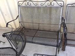 9 Pieces Wrought Iron Patio Furniture