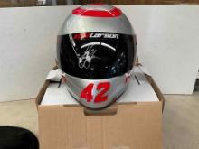 Kyle Larson Autographed Replica Helmet