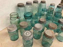 Old Blue Jars