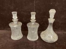 3 Decanters