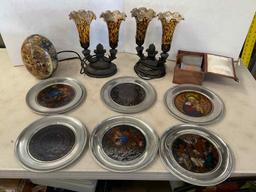 Lamps, Plates, Vases, Etc