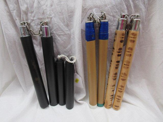 4 pairs of nunchakus, training set, practice sets and mini practice set