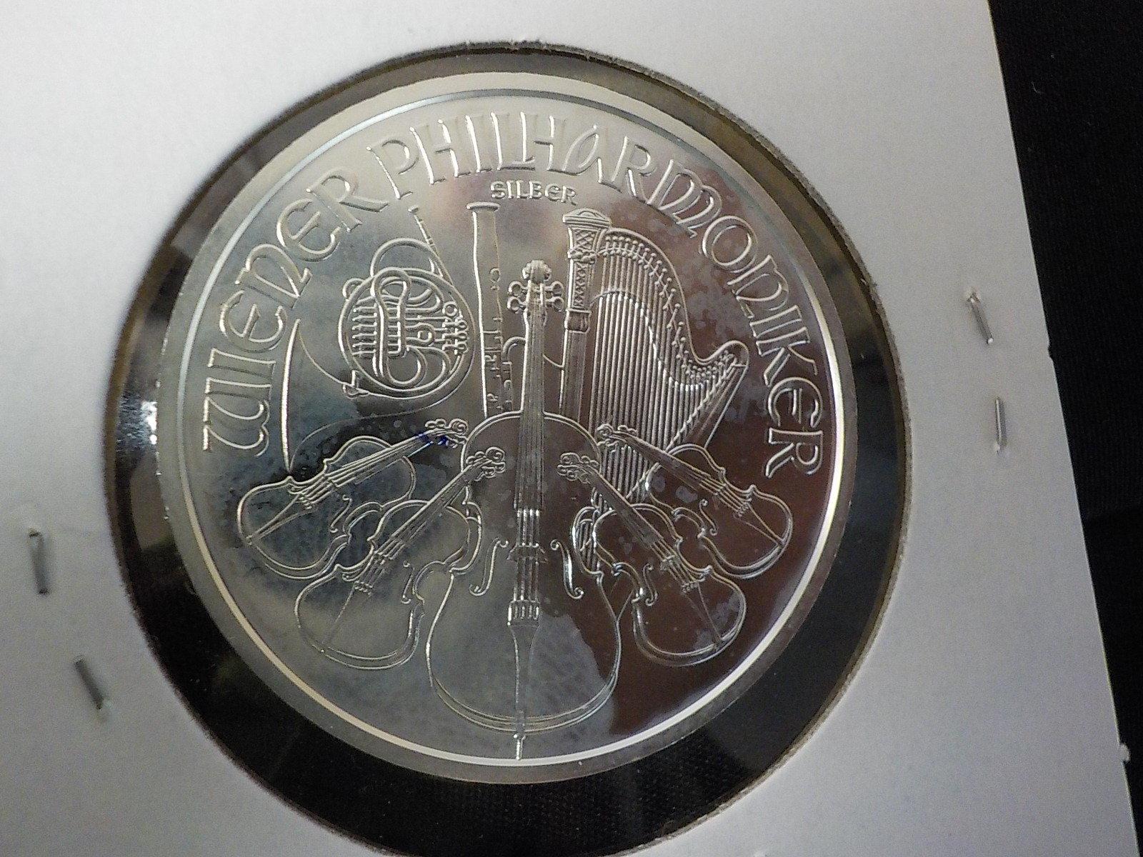 E16  UNC  Austria Silver Philharmonic 2015 - 1 oz. - .999