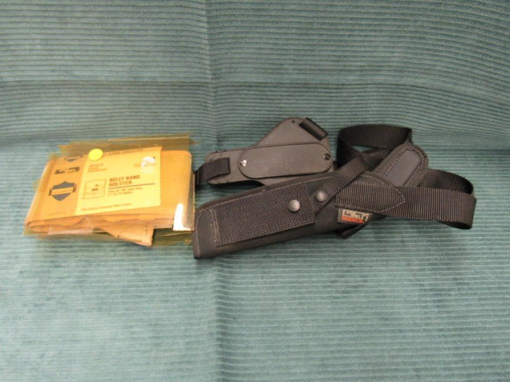 2 Sidekick holsters, 1 size 5 and 1 size 4 belly band #8743-4 with packaging