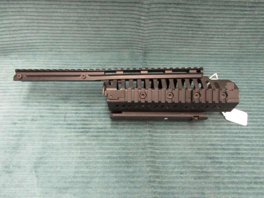 AR handguard with rails, previously used but in great shape