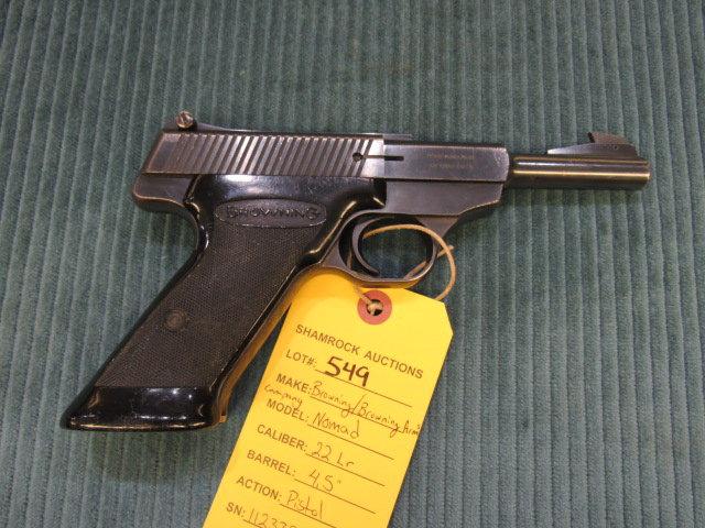 Browning/Browning Arms company. Nomad. 22lr pistol sn:112339P8