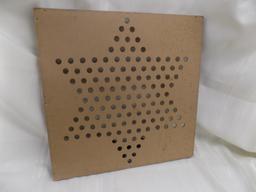 Vintage Hop Ching Chinese Checker Board