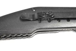BROWNING FOLDING HUNTER KNIFE FIRST RESPONDER WITH GLASS BREAKER ACID ETCHED BLADE