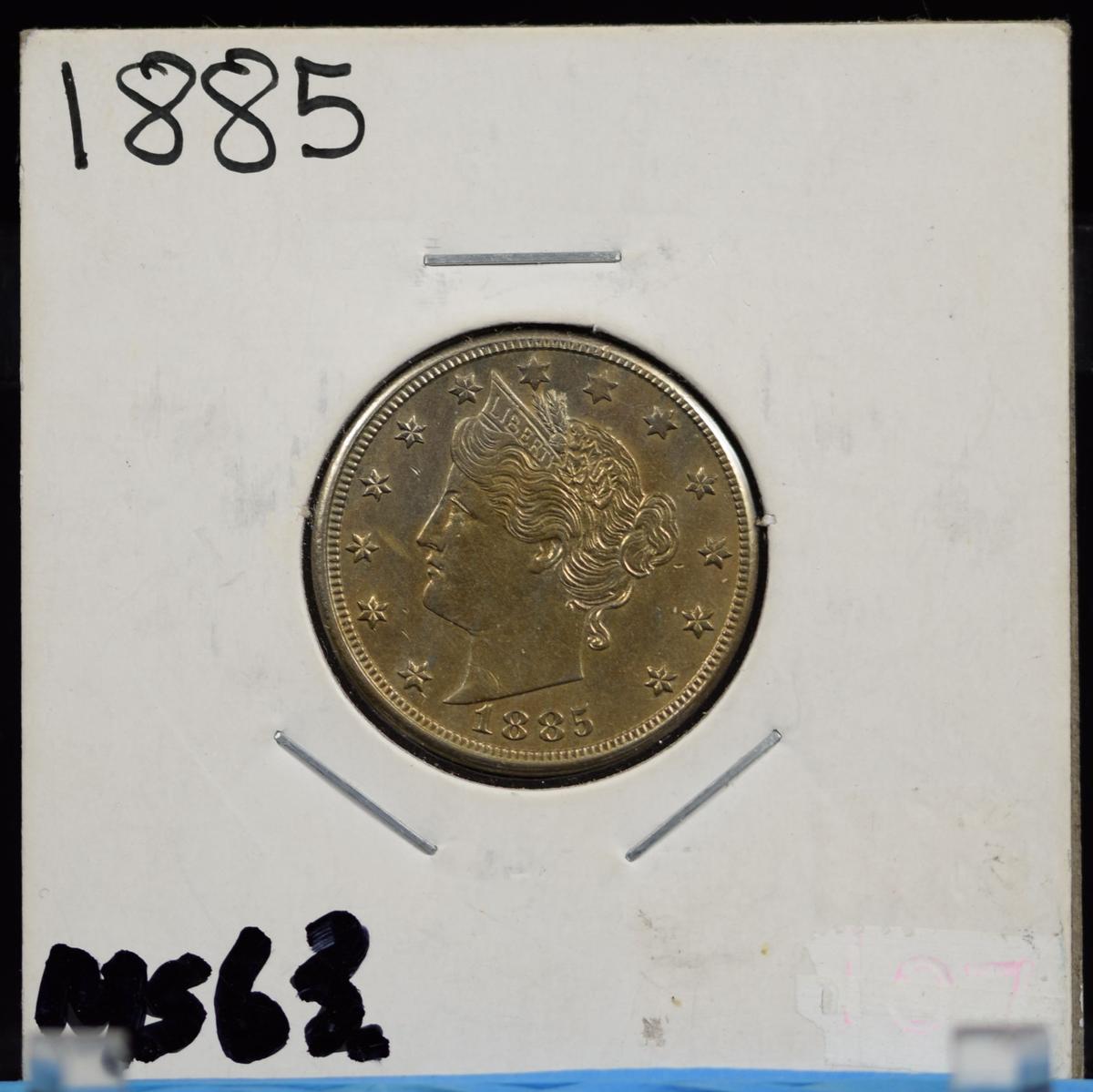 1885 V-Nickel CH UNC Golden Tone