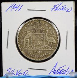 1941 Silver Florin Australia WWII Issue