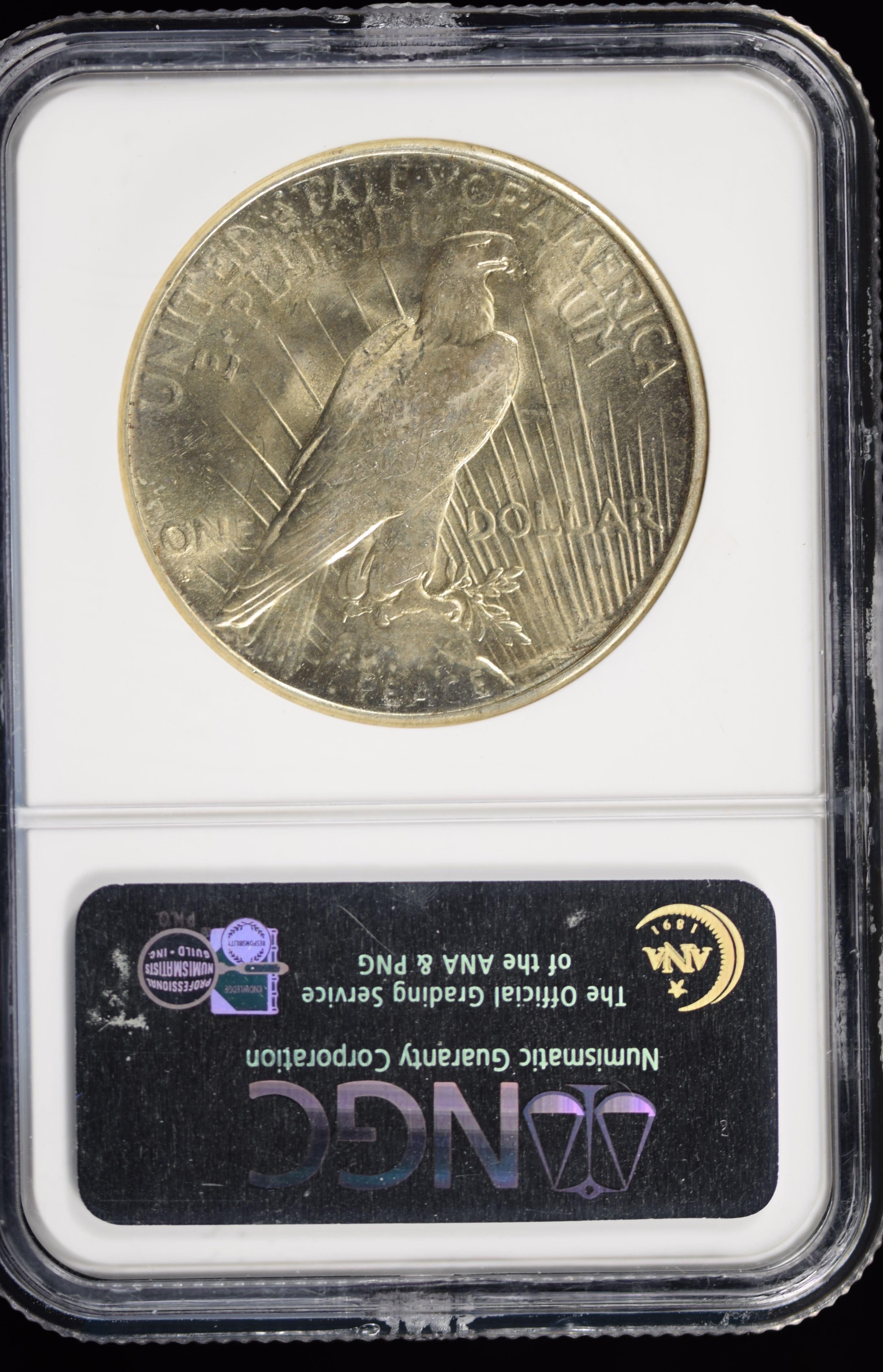 1928-S Peace Dollar NGC MS-63